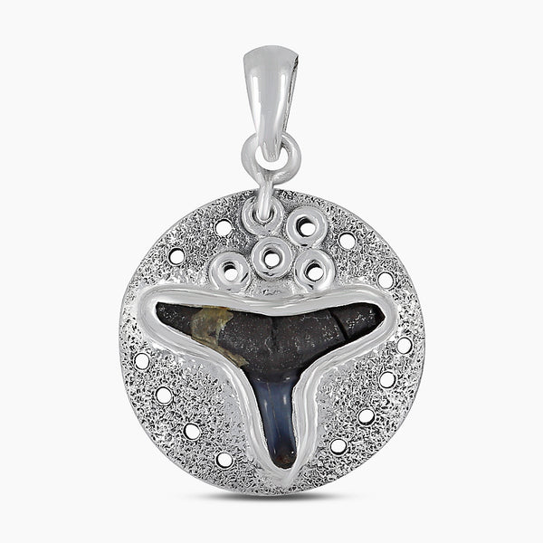 925 Sterling Silver Shark Tooth Pendants