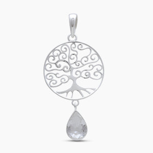 925 Sterling Silver Citrine Drop Pendants