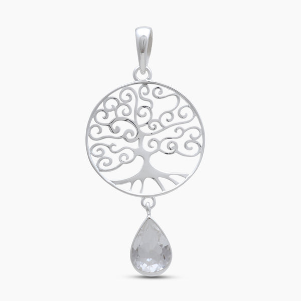 925 Sterling Silver Citrine Drop Pendants