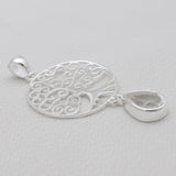 925 Sterling Silver Crystal Drop Pendants