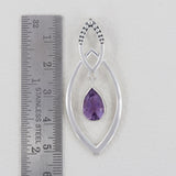 Rainbow Moonstone Pendant in 925 Sterling Silver