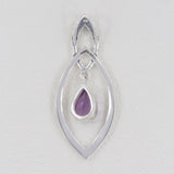 Rainbow Moonstone Pendant in 925 Sterling Silver