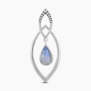 925 Silver Rainbow Moonstone Pendants