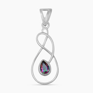 925 Sterling Silver Mystic Quartz Pendants