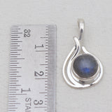 925 Sterling Silver Green Amethyst Pendants