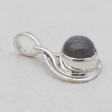 925 Sterling Silver Green Amethyst Pendants