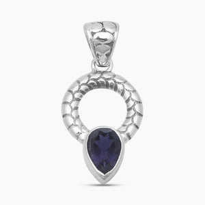 925 Sterling Silver Purple Amethyst Pendants