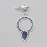 925 Sterling Silver Purple Amethyst Pendants