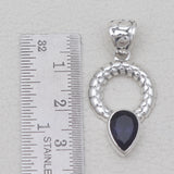 925 Sterling Silver Purple Amethyst Pendants
