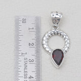 925 Sterling Silver Purple Amethyst Pendants