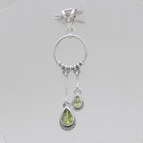 925 Sterling Silver Peridot Jewelry Sets