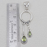 925 Sterling Silver Peridot Jewelry Sets