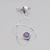 925 Sterling Silver Garnet Designer Pendants
