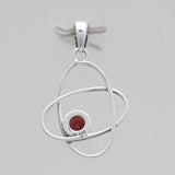 925 Sterling Silver Garnet Designer Pendants