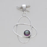 925 Sterling Silver Garnet Designer Pendants