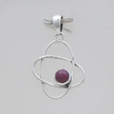 925 Sterling Silver Garnet Designer Pendants