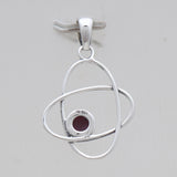 925 Sterling Silver Garnet Designer Pendants