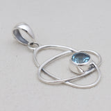 925 Sterling Silver Garnet Designer Pendants
