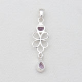 925 Sterling Silver Blue Topaz Pendants