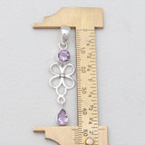 925 Sterling Silver Blue Topaz Pendants