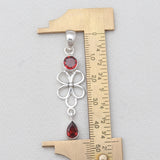 925 Sterling Silver Blue Topaz Pendants