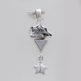 925 Sterling Silver Meteorite Pendants