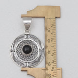 Mexican Turquoise Filigree Silver Pendants