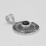 Mexican Turquoise Filigree Silver Pendants