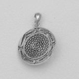 Mexican Turquoise Filigree Silver Pendants