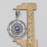 Mexican Turquoise Filigree Silver Pendants