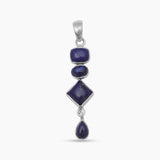 Lapis Lazuli Silver Pendants