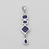 Lapis Lazuli Silver Pendants