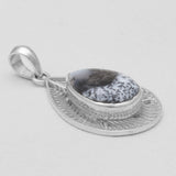 Dendritic Opal Silver Pendants