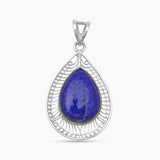 Lapis Lazuli Silver Pendants