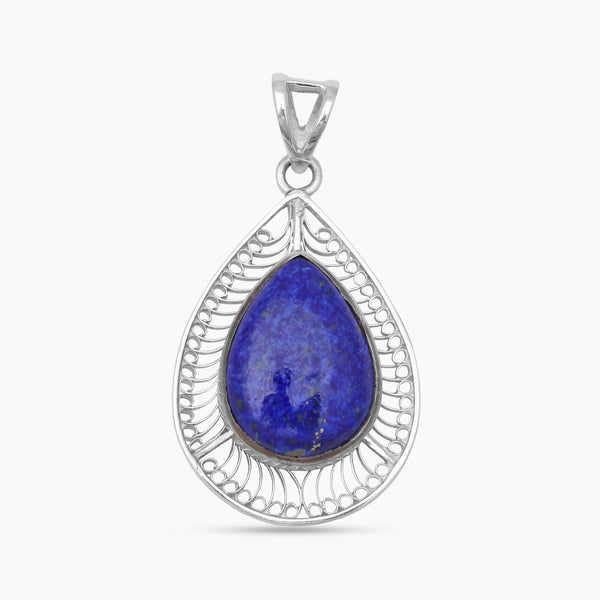Lapis Lazuli Silver Pendants