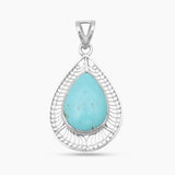 Mexican Turquoise Silver Pendants