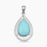 Mexican Turquoise Silver Pendants