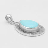 Mexican Turquoise Silver Pendants