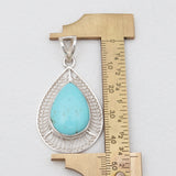 Mexican Turquoise Silver Pendants