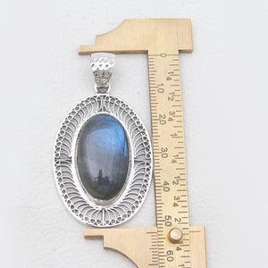 925 Sterling Silver Lapis Lazuli Pendants