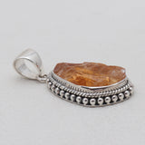 925 Sterling Silver Yellow Citrine Pendants