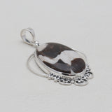 Peanut Wood Jasper Silver Pendants
