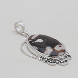 Peanut Wood Jasper Silver Pendants