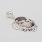 Peanut Wood Jasper Silver Pendants