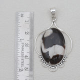 Peanut Wood Jasper Silver Pendants