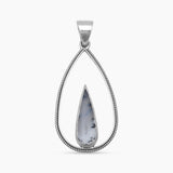 Dendritic Opal Silver Pendants
