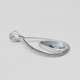 Dendritic Opal Silver Pendants