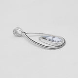 Dendritic Opal Silver Pendants