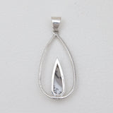 Dendritic Opal Silver Pendants