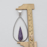 Charoite Silver Pendants